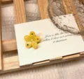 Koreanisches Gelee-Farbe Blumen Haarklammer süßer Haarclip für Mädchen und Kinder Styling. - Zitronengelb
