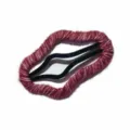 Korean knitted hair clip, cute red white wrapped hollow cloud hair accessory for daily wear. - Red and White Mixed