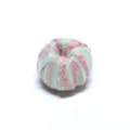 Korean style colorful fabric spacer bead DIY handmade woven loose bead jewelry accessory - 10# Peacock Blue