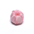 Pink fabric spacer bead handmade DIY jewelry making charm woven bracelet accessories craft supply - 11# Red Pink