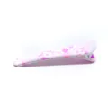 Pink splatter acrylic duckbill hair clip for cute daily styling and bangs management. - Rose Red