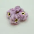 Automne hiver fausse fourrure de vison bricolage perle fait main intercalaire grand trou bracelet - Vieux rose