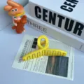 Yellow matte cross hair claw clip, cute macaron style mini shark clip for daily bangs styling. - 11cm Cross / Yellow