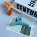 Matte blue mini hair claw clip, cute cross ribbon shark clip for bangs and fine hair styling. - 11cm Cross / Sky Blue