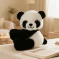 Süßer magnetischer Panda Plüschtier Puppe weiches Stofftier Geschenk für Kinder Heimdekoration. - Panda