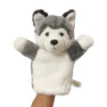 Cute husky plush hand puppet toy for kids interactive storytelling and puppet show fun. - 25cm / Husky Style