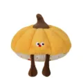 Cute pumpkin plush toy variant, soft stuffed doll cushion for home sofa, adorable doll decoration. - 40CM / Yellow