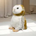 Cute simulation barn owl plush toy, soft stuffed bird doll for kids, comforting companion. - Barn Owl / 23cm