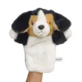 Cartoon puppy dog hand puppet plush toy for kids interactive parent child play time. - 25cm / Beagle Style