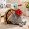 Cute stuffed turkey plush toy soft cartoon animal doll for kids birthday gift home decor - Turkey / 20cm Size / Brown
