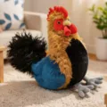 Cute cartoon simulation rooster plush toy, fluffy animal doll for kids birthday gift. - Rooster / 28cm Size