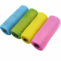 4 Rollen 26cm dekoratives Netzband mit goldenem Glitzer, ideal fur DIY Geschenkverpackung. - Blau Grün Gelb Rosa Bunt Spaß Set (4 Bände)
