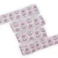 30mm hollow heat transfer unicorn grosgrain ribbon for hair bows and DIY craft sewing. - Size 5 / Blue Pink Gradient Dot Unicorn