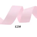 Ruban satin rose clair double face tissu polyester nœud emballage cadeau DIY - Largeur 10mm, Longueur 10 Yards (9.14m) / Rose Clair (123#)