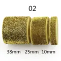 Gold glitter elastic ribbon webbing for DIY crafts, hair bows, and garment accessories. - Width 10mm, Length 10 Yards / No.02