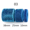 Blue glitter elastic ribbon in 38mm 25mm 10mm widths, ideal for garment DIY hair accessories. - Width 10mm, Length 10 Yards / No.03