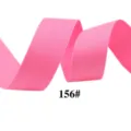 Ruban en satin rose vif double face rouleau de tissu pour couture et décoration DIY. - Largeur 10mm, Longueur 10 Yards (9.14m) / Rose Vif (156#)
