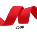 Ruban rouge garniture tissu bande élastique pour couture vêtements artisanat bricolage 250# - Largeur 10mm, Longueur 10 Yards (9.14m) / Rouge (250#)