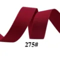 Rouge foncé ruban satin double face, variante SKU 275#, ruban décoratif de haute qualité. - Largeur 10mm, Longueur 10 Yards (9.14m) / Rouge Foncé (275#)