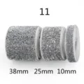 Rollos de cinta metálica brillante para lazos de pelo DIY, envoltorios de regalo y costura de ropa. - Ancho 10mm, Largo 10 Yardas / 011#