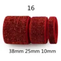 Cinta elástica con purpurina roja 38mm 25mm 10mm brillante para lazos de pelo DIY costura - 016# / Ancho 10mm, Largo 10 Yardas