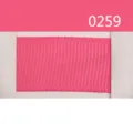 Nastro gros grain rosa tinta unita in poliestere variante per creazione fiocchi e decori. - Taglia 10 / Rosa (0259)