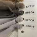 Chiffon Ribbon Swatch Card Raw Edge Fabric Ribbon Color Samples for Wedding Gift Wrapping - Style (5280)