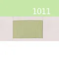 Campione di nastro grosgrain unito, tessuto poliestere verde chiaro, variante colore 1011 - Verde Chiaro (1011) / 10 Yard/Rotolo