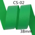 Green glitter grosgrain ribbon 38mm wide, perfect for DIY bows and gift wrapping. - 10 Yards (38mm) / 15#-Green (CS-02)
