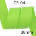 Light green glitter grosgrain ribbon 38mm wide for DIY bows and gift packaging accessories. - 10 Yards (38mm) / 16#-Light Green (CS-04)