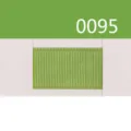 Πράσινη κορδέλα grosgrain 10 yards πολυεστέρας για διακόσμηση λουλουδένιου φιογκιού 0095 - Πράσινο (0095)