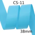 Light blue glitter grosgrain ribbon 38mm wide DIY bow hair accessory wrap material - 19#-Light Blue (CS-11)