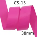 38mm Pink Glitter Ribbon Grosgrain for DIY Hair Bows Gift Packaging Decoration Craft - 21#-Pink (CS-15)