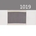 Campione di nastro grosgrain grigio unito SKU 1019 per fiocchi floreali e imballaggio - Grigio (1019)