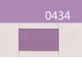 Purple grosgrain ribbon variant sample card, 0434 color code, quality polyester fabric. - Size 10 / Purple (0434)