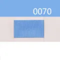Μονόχρωμη κορδέλα grosgrain κάρτα δείγματος χρωμάτων SKU διακόσμηση χειροτεχνίας 0070 - Μπλε (0070-10mm)
