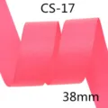 Glitter Grosgrain Ribbon 38mm Bright Pink Craft DIY Bows Gift Wrapping Ribbon Material - 23#-Hot Pink (CS-17)