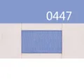Solid color grosgrain ribbon fabric trim sample roll variant shade card display photo. - Size 10 / Blue Grey (0447)