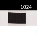 Nastro Grosgrain Nero 3-10mm Tessuto Poliestere Colore 1024 per Decorazione Fiocco - Nero (1024)