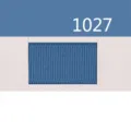 Campione variante nastro grosgrain blu, tessuto in poliestere per decorazione fiocco floreale. - Blu (1027)