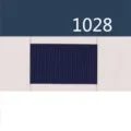 Variante campione nastro grosgrain blu scuro tinta unita, ideale per fiocchi e decorazioni. - Blu Reale (1028)