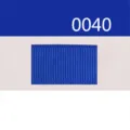 Μπλε κορδέλα grosgrain δείγμα χρώματος 0040, μονόχρωμη πολυεστερική κορδέλα για διακόσμηση. - Μπλε (0040-10mm)