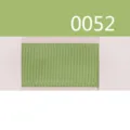 Πράσινη κορδέλα grosgrain 1-10mm μονόχρωμη πολυεστερική για διακόσμηση φιόγκου 0052 - Πράσινο (0052-10mm)