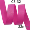 Hot pink glitter grosgrain ribbon for DIY bows, gift wrapping, hair accessories, 22mm wide. - 30#-Hot Pink (CS-32)