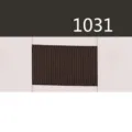 Campione di nastro grosgrain marrone scuro, numero di colore 1031, ideale per confezioni regalo. - Marrone (1031)