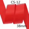 Rotes Ripsband 38mm Glitzer Stoff Borte DIY Schleife Haarspange Geschenkverpackung Deko - 38mm Breite x 10 Yards/Rolle / Rot (5#)