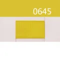 Yellow grosgrain ribbon variant 0645, solid color polyester fabric trim for bows and crafts. - Size 10 / Gold Yellow (0645)