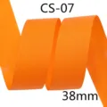 Orangeglitzerndes Ripsband 38mm breit für DIY Schleifen Haarschmuck und Geschenkverpackung. - 38mm Breite x 10 Yards/Rolle / Orange (7#)