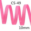 Rosa Glitzerband 10mm glänzende Stoffborte für DIY Handwerk Haarschleifen Geschenke Deko - 10mm Breite x 10 Yards/Rolle / Rosa (8#)