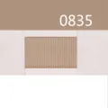 Solid color grosgrain ribbon fabric swatch 0835 for gift wrapping and bow knot decoration - Size 10 / Light Brown (0835)
